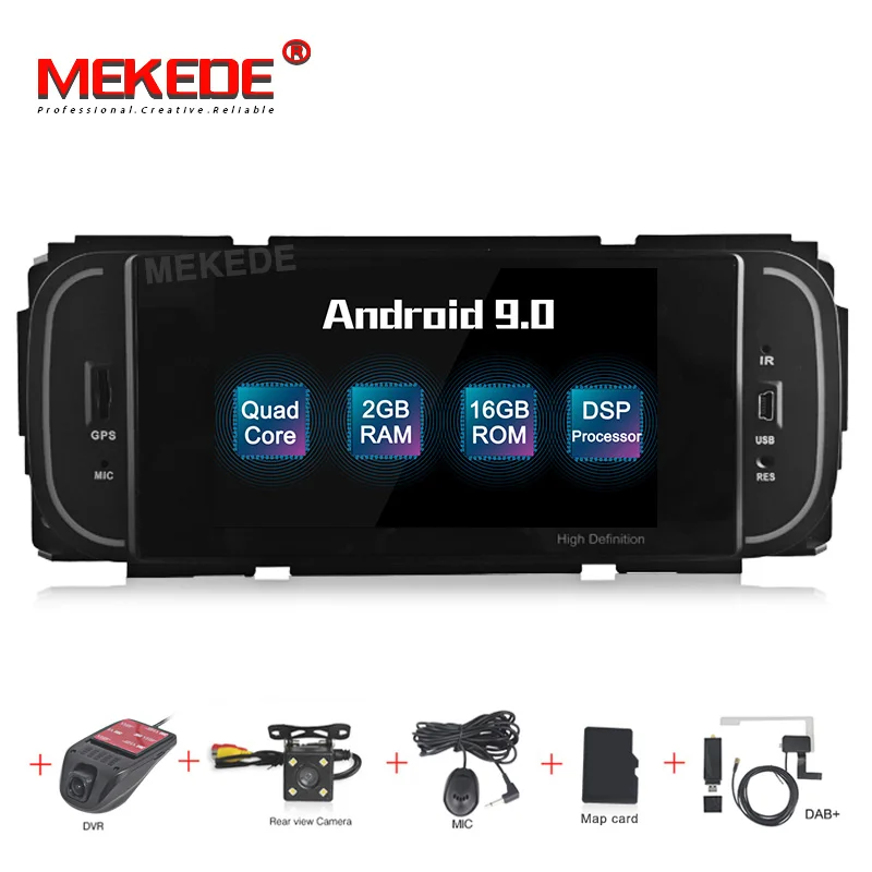 MEKEDE автомобильный мультимедийный плеер 1din android 9 5 дюймов для Jeep/Chrysler/Dodge/Liberty/Wrangler/Sebring/Grand Cherokee радио gps