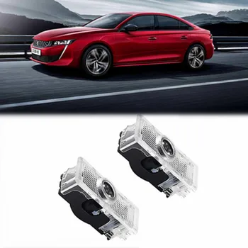 

2Pcs LED Logo Car Door Welcome Lamp for Mercedes Benz CLA CLS c218 w218 a207 AMG c207 c117Laser Projector Ghost Shadow Light