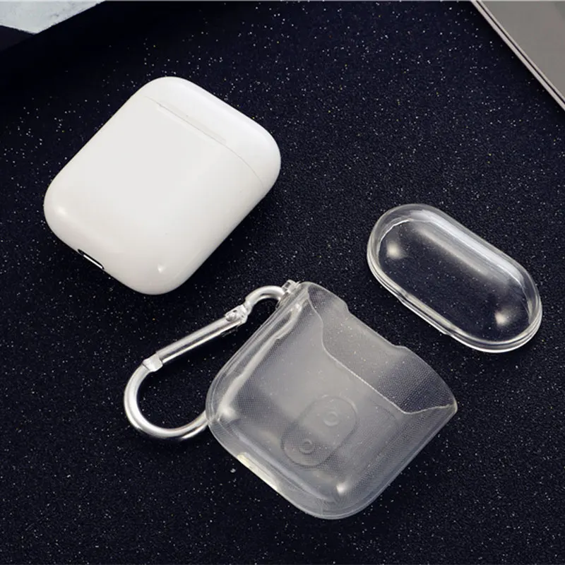 

Transparent Case For Airpods 2 Wireless Headphone Soft Silicone Shockproof Protective Cover For Apple Air Pods Earphone Fundas