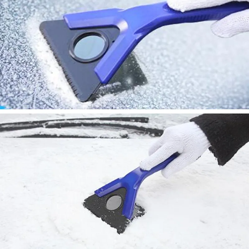 

Portable Car Ice Scraper Snow Brush Cleaning Tools Ice Removal Shovel Rascador Car Window Windshield Snow Scraping Tool Winter