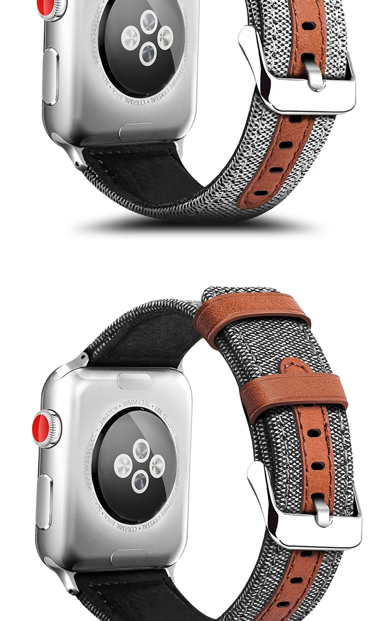 Подходит для apple Watch 5, Смарт-часы 38 мм/40 мм/42 мм/44 мм, нейлоновая ткань, кожа, ремешок для apple, модные часы 5, ремешок для apple