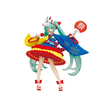 

New Anime 2nd Generation Miku Summer Version Hatsune PVC Action Figure Children's Toys Figure Gift Dolls 20cm