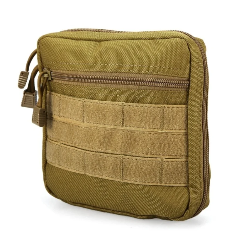 Khaki First Aid Kit Empty Medical Molle Bag Emergency Survival Pouch Medicine Storage Bag Travel Camping Hiking Home First Aid Bag - Цвет: Khaki