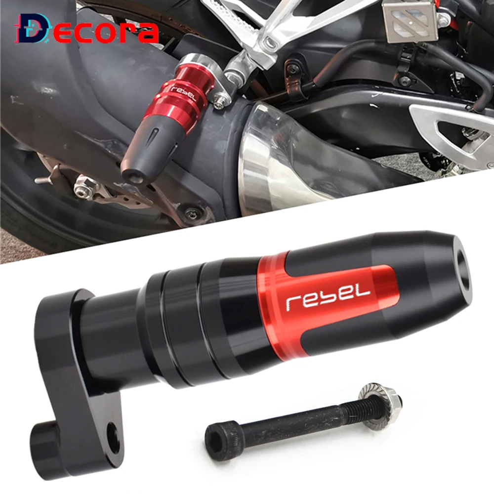 

Для Honda Rebel CMX500 CMX300 CMX 500 2017-2021 аксессуары для мотоциклов CNC Faliing Противоударная колодка выхлопные слайдеры защита от ударов