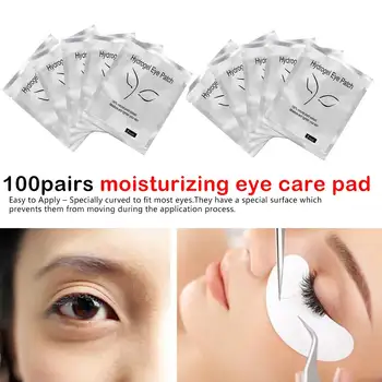 

100 pairs Patches For Eyelash Extension Under Eye Pads Paper Patches Grafted Eye Tips Sticker Wraps Make Up Tools