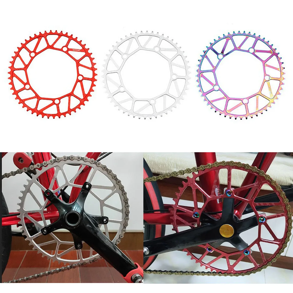 Ultralight Folding Bike Chainring Narrow Wide 130BCD Chain Ring Chainwheel 9-10S
