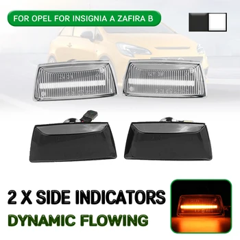 

LED Dynamic Side Marker Light Flowing Turn Signal Light Lamp For Opel Astra J H,Adam For Zafira B For Corsa D E For Insigina A