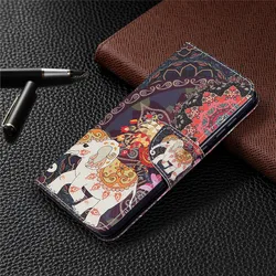 Leather Magnetic Flip Wallet Phone Case Cover - Premium  with Card Slots and Stand for Leather (B1)