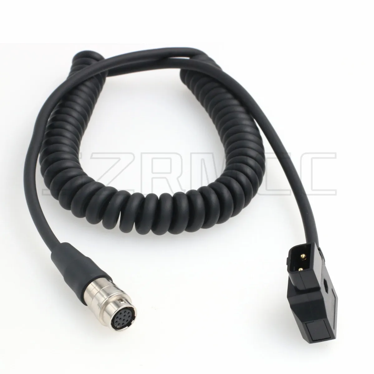 Coiled Cable SZRMCC D tap to 12Pin Hirose Female Coiled Cable for GH4 Power B4 2/3 Fujinon Nikon Canon Lens 