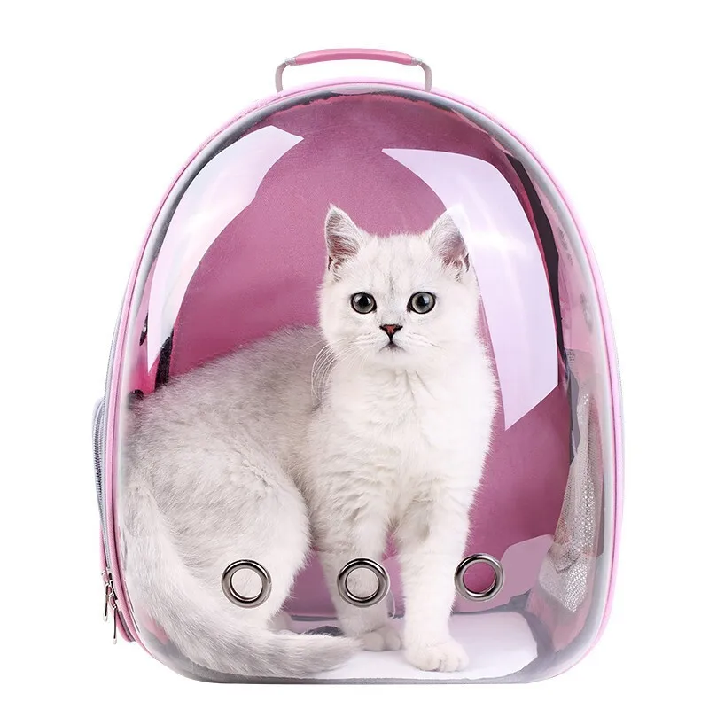 Transportadores de mochila para gatos, mochila burbuja en cápsula, portador  de Gato transparente, mochilas de viaje para mascotas con ventilación  aprobada por la aerolínea|Portabebés y cochecitos| - AliExpress