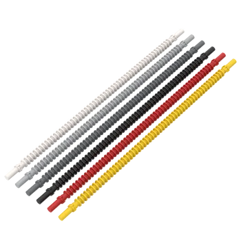 

BuildMOC 57539 Two-end thin shaft ribbed soft rod ldd57539 Building Blocks Parts DIY Educational Tech Parts Toys