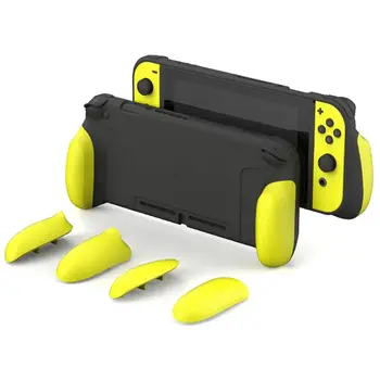 

1Set Storage Protective Case with 6 Replaceable Grip Covers for NS Switch Host 72XB