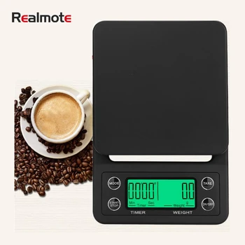 

Portable Timer Electronic Digital Scale 3kg/0.1g 5kg/0.1g Drip Coffee Scale Kitchen High Precision LCD Electronic Scales