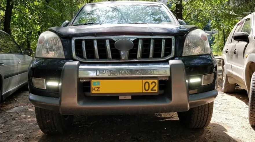 СВЕТОДИОДНЫЙ DRL для Toyota Land Cruiser Prado 120 GRJ120 TRJ120 FJ120 2003~ 2009 дневные ходовые огни противотуманные фары