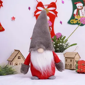 

Handmade Swedish Gnome Doll Plush Toy Christmas Santa Elf Ornament Holiday Decor