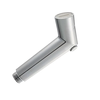 

Bidet Sprayer Shower ABS Plating T Adapter Hand Held Easy Install Ergonomic Pressure Control Bathroom Home Adjustable Flow