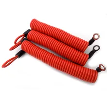 Производственная пластиковая ПВХ пружинная проволочная веревка ПВХ Выдвижной Инструмент безопасная веревка Противоугонная безопасная веревка