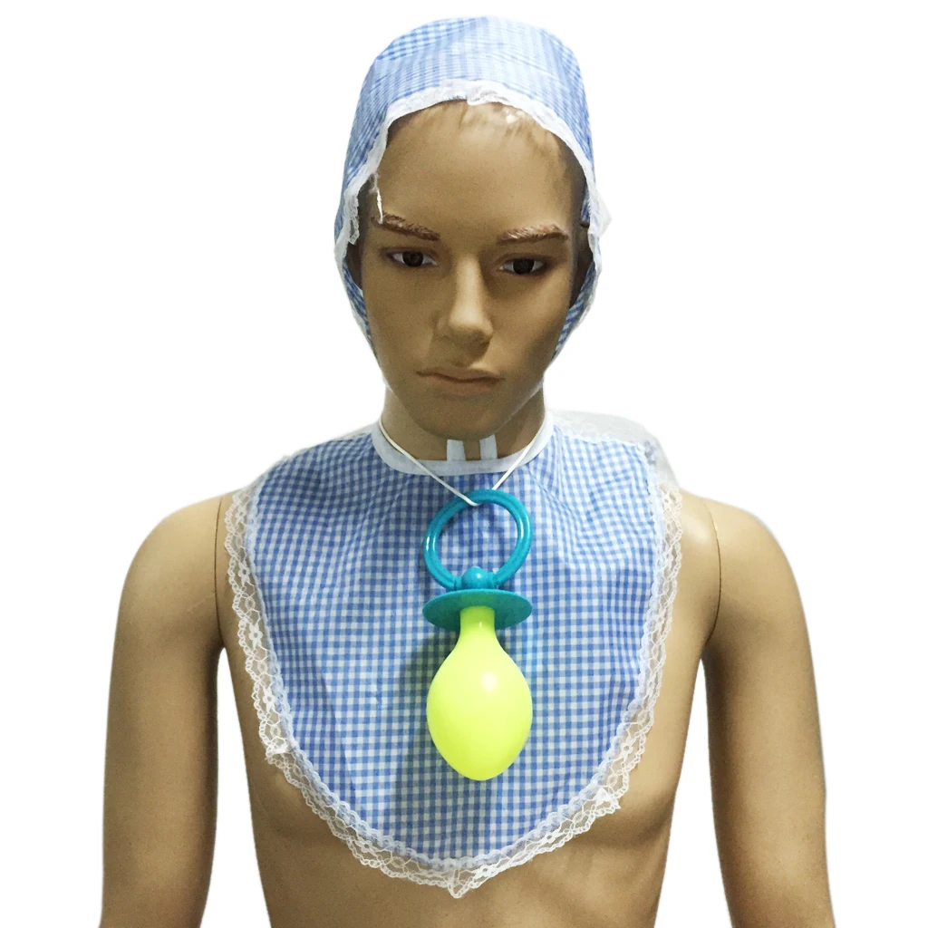 Adult Mens Blue Big Baby Hen Party Do Halloween Fancy Dress Costume Outfit
