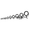 Rod Repair Kit Fishing Rod Guides Line Rings Eyes Sets 10Pcs Mixed Size Freshwater Saltwater Fishing Accessories Building 6#~42# ► Photo 3/6