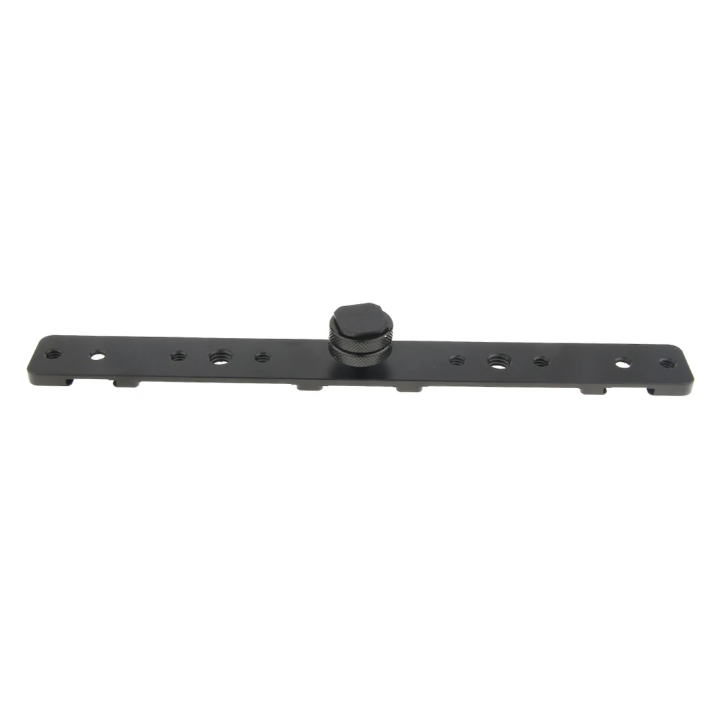 Cold Shoe Extension Bar Bracket Dual Sided Mounting for Lights Monitors Mic