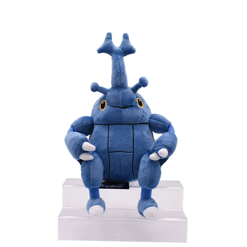 Heracross 25-40 см плюшевый Bagon Buizel Cranidos Gligar grovstyle Heracross Lucario Meganium Quagsire Snorlax Zeraora Рождественский подарок для ребенка - Цвет: Heracross