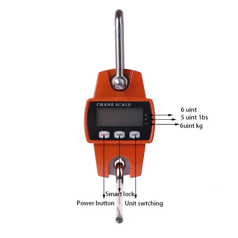 Электрический крюк весы Висячие Цифровые весы с разборным s-крюк фунтов кг Блок для взвешивания багажа