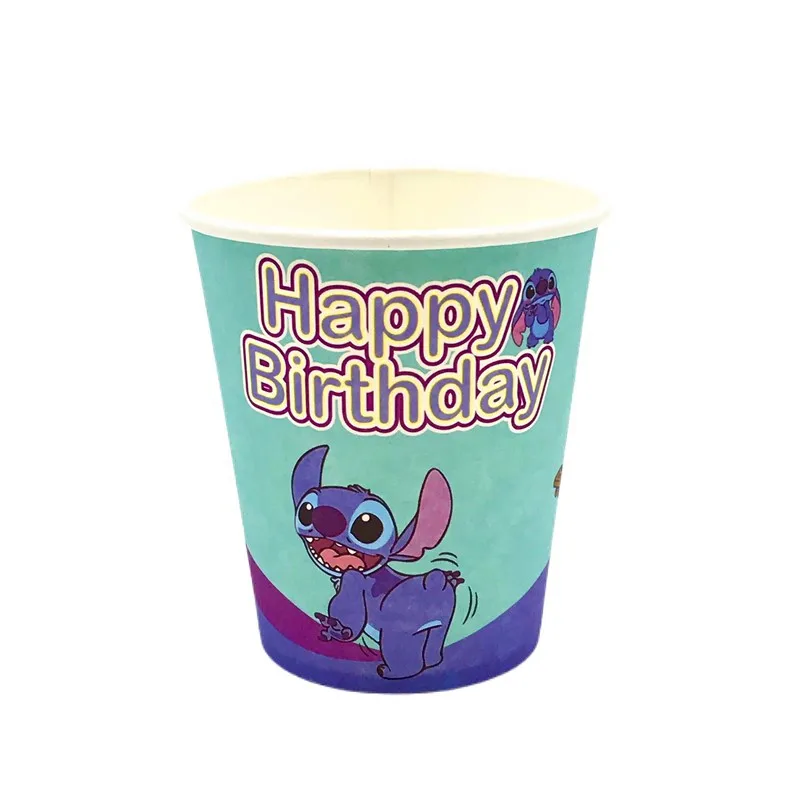 Disney Stitch Design decorazioni per feste di compleanno tovaglioli  bicchieri di carta piatti ragazzi ragazze Baby Shower articoli per la  tavola usa e