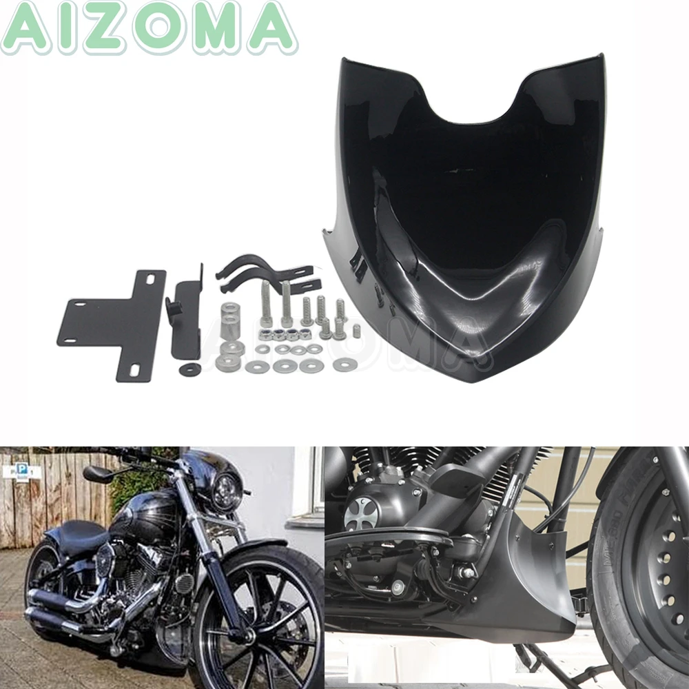 Обтекатель для нижнего подбородка мотоцикла крышка переднего спойлера ДЛЯ Harley XL