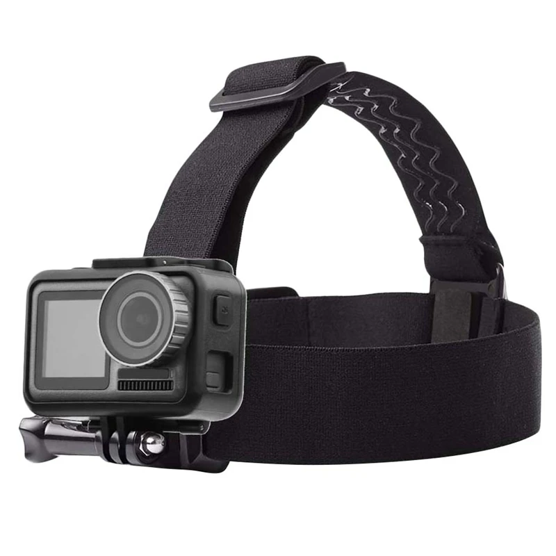 Sports Camera Head Band Adapter Anti Skid Adjustable Angle For Dji Osmo Action Gopro Xiaomi Sjcam Action Cameras Accessories