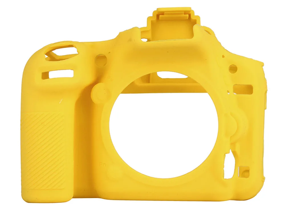 D7100 D7200Yellow CAENBOO для Nikon 5500/5600 сумка для камеры Мягкий силиконовый резиновый защитный чехол D7200/D7100 сумка аксессуары - Цвет: D7100 D7200Yellow