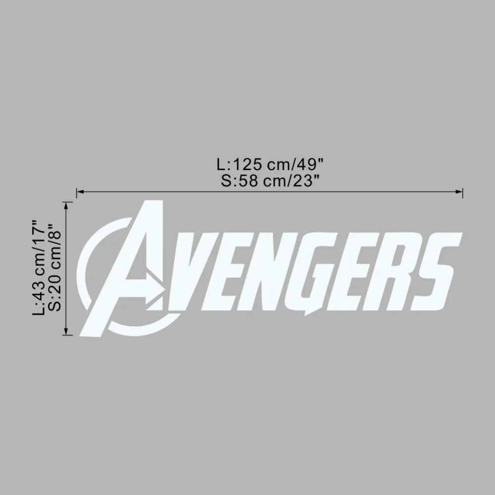 Disney Marvel, Мстители, логотип Marvel, наклейки на стену, домашний декор, художественный декор, детское изголовье, виниловые наклейки на стены