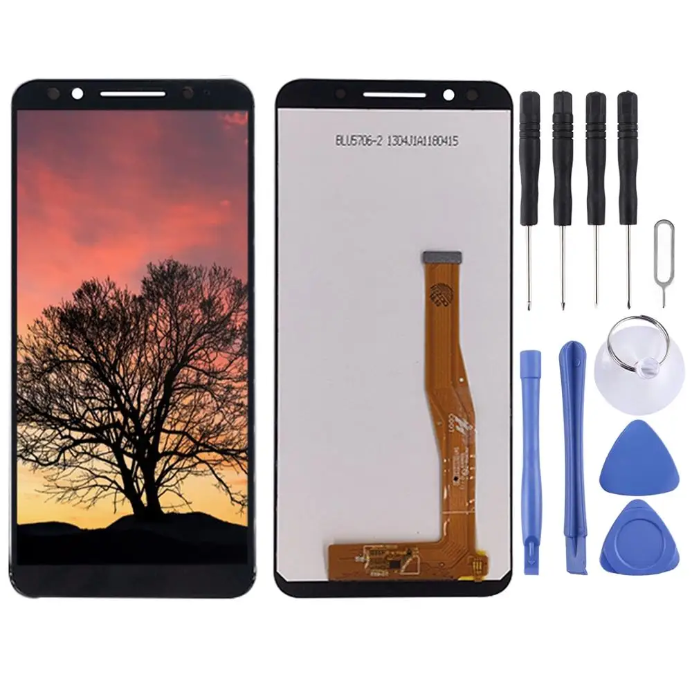 ЖК-экран и дигитайзер в сборе для Alcatel 3X / 5058 5058A (черный) |