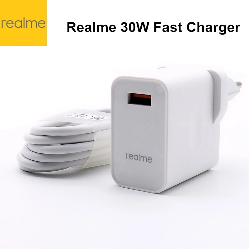 65w charger phone Original realme 6 pro charger 30w Power Adapter Super Charge 5V 6A Fast charing For Realme X50 pro realme X X2 X3 quick charge 3.0