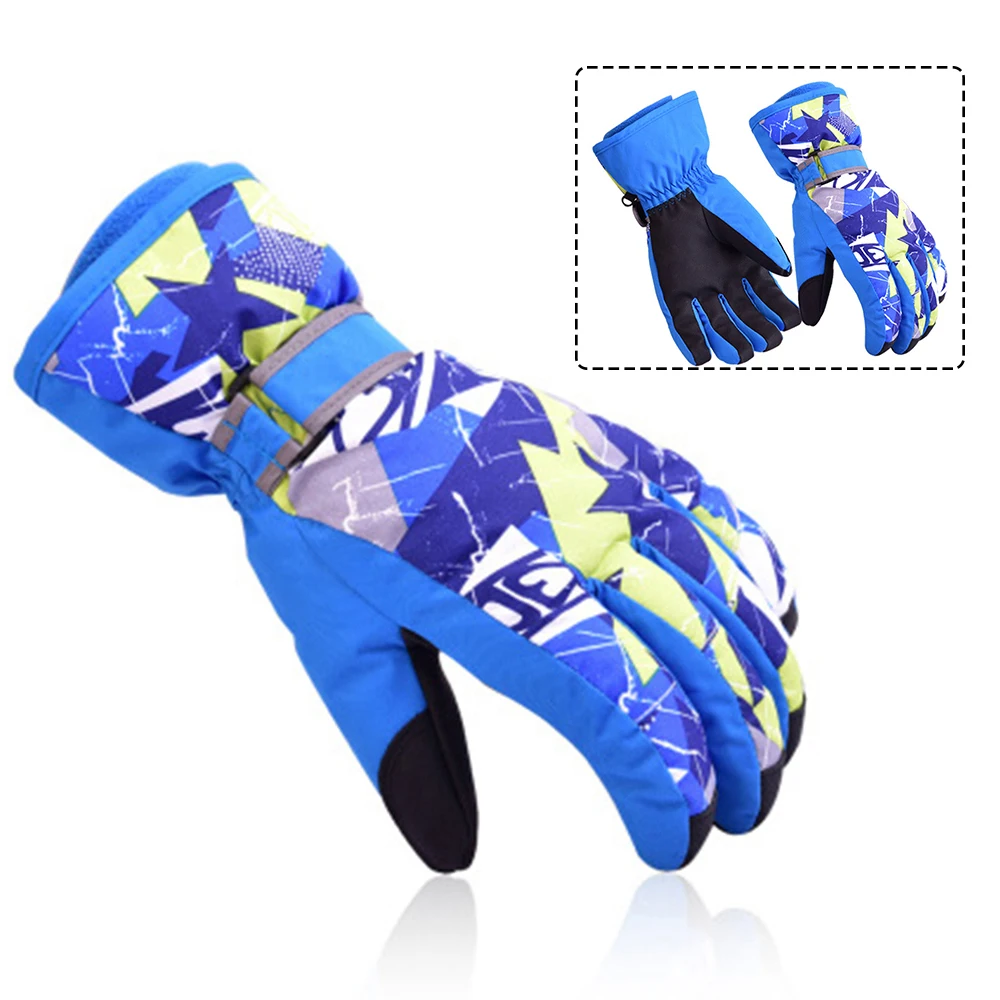 Extra Thick Warm Windproof Ski Gloves Waterproof Winter Outdoor Sport Snowboard Snowmobile Riding Parent-child Gloves Mittens