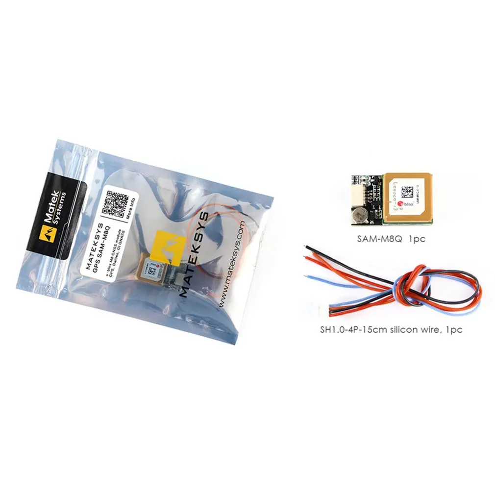 

Matek Systems Ublox SAM-M8Q GPS Module Support GLONASS Galileo QZSS SBAS for RC Drone FPV Racing