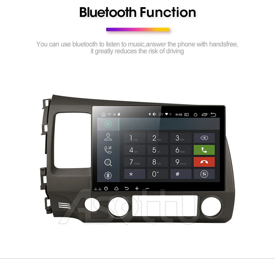 Clearance Asottu 2G android 9.0 PX30 car dvd gps player for honda civic 2006-2011 car radio video player gps navigation car  2 din dvd 11