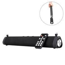 Проводной и беспроводной ТВ Саундбар 16 Вт Bluetooth 5,0 динамик открытый портативный Настольный эхо стены аудио сабвуфер поддержка RCA AUX TF