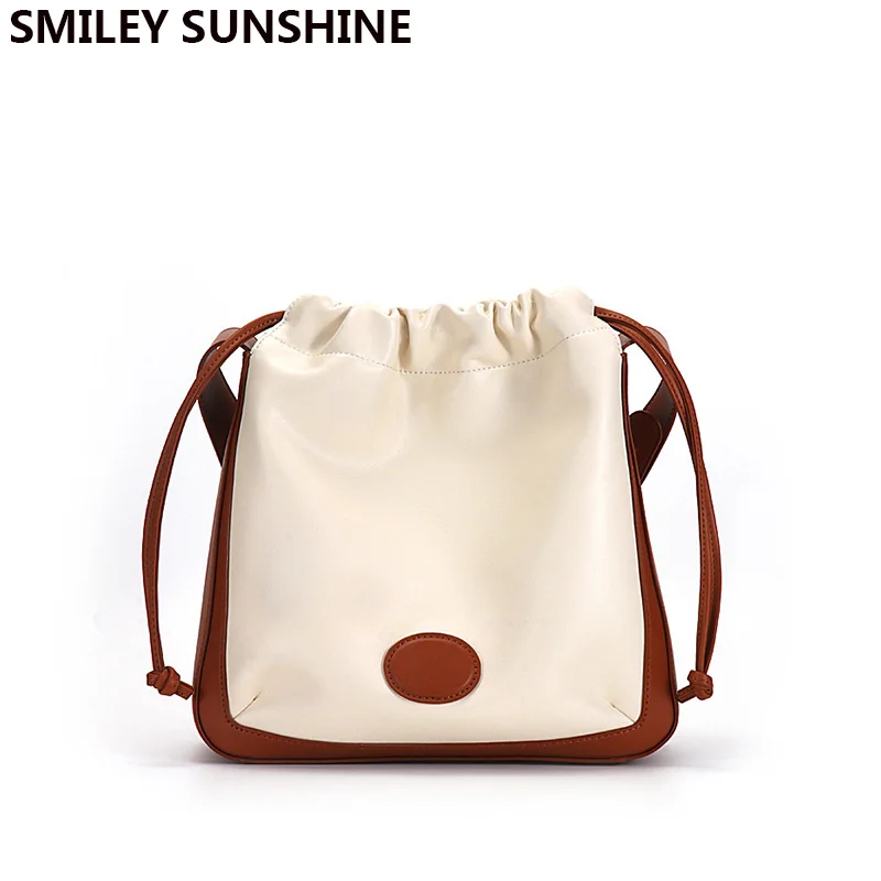 

Real Cow Leather Women Shoulder Bag Luxury Brand Designer Genuine Leather Ladies Handbags Cross Body Bag Bucket Female Totes Bag
