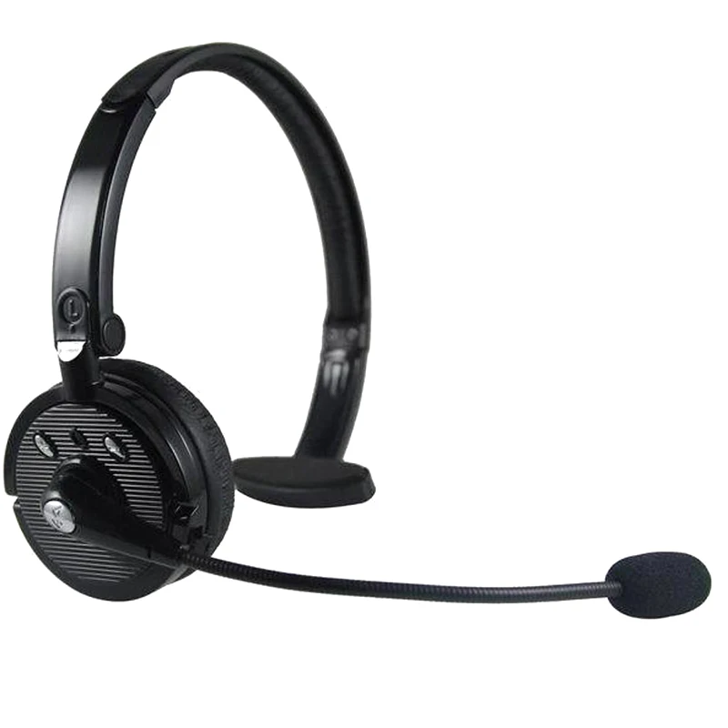 Noise Canceling BH M10B Bluetooth Over Head Boom Mic Headset For Trucker Drivers