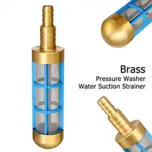 Латунный 3/4 ''1/2'' шланг высокого давления Омыватель Водяной насос фильтр Pickup мойка автомобиля прочный