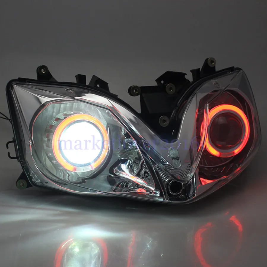 Фара мотоцикла в сборе для Honda CBR 600 F4i 01-07 на заказ HID проектор головная лампа LED