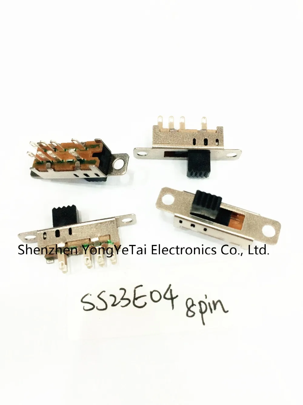 SS23E04 8 feet 3 files toggle switch with a fixed screw hole double handle long 5MM vertical slide switch free shipping