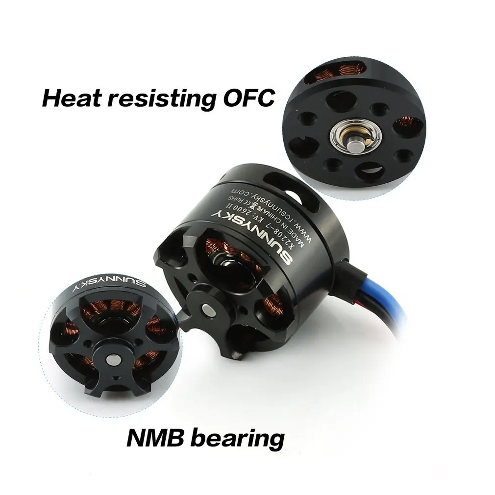 SUNNYSKY X2208 1500KV 2600KVFixed-wing мотор бесщеточный двигатель для многоосевой антенны RC бесщеточный двигатель модель самолета