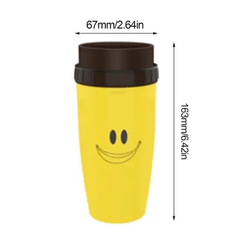 

Coverless Twisted Cup Portable Double-layer Tide Models Personality Men And Women Gifts Street Fun Decompression Cup