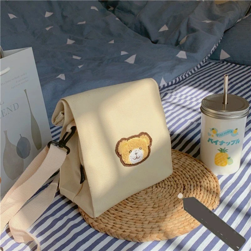 Mini Bear Canvas Bag - 8 - Kawaii Mix