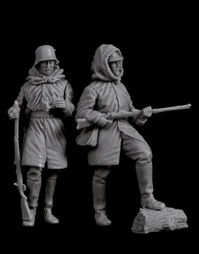 Новый несобранный 1/35 современный старинный мужской набор подставка с деревянной
