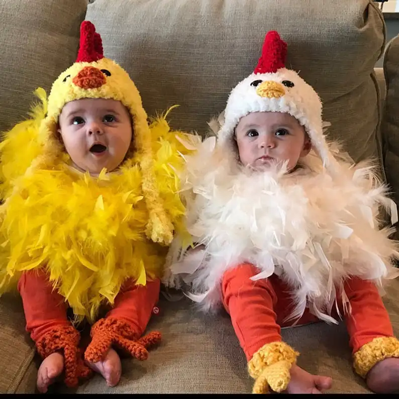 

Halloween Baby Chick Costume Newborn Photography Costume Chick Baby Boy&Girl Photography Costume 1st Photo Clothing