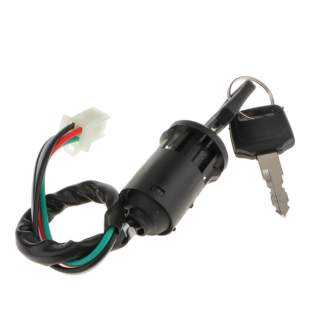Black Universall Ignition Switch With 2 Keys for Quad & Dirt Bikes 110/125/150cc/250cc