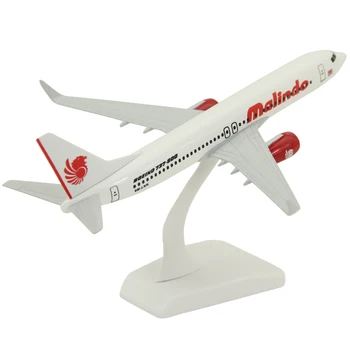 

20 Cm Solid Alloy Airplane Model Boeing 737-800 Malaysian Lion Air Passenger B737 Aircraft Model Decoration 1:300 Diecast Toys