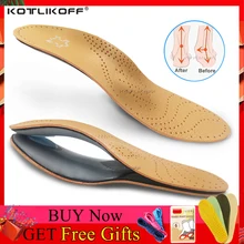 Кожаная ортопедическая стелька для плоскостопия, поддержка свода стопы, ортопедическая обувь, стелька для ног, для мужчин, женщин, детей, O/X, корректировка ног